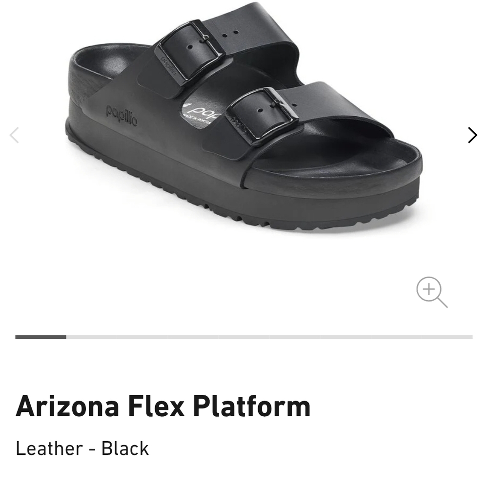 Papillio Arizona Flex Platform Sandals - Black WORN ONCE